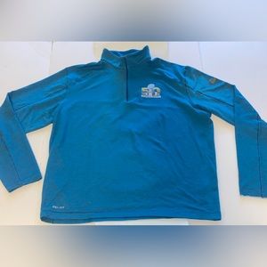 Nike NFL Super Bowl 50 Men's XL Long Sleeve Logo Blue